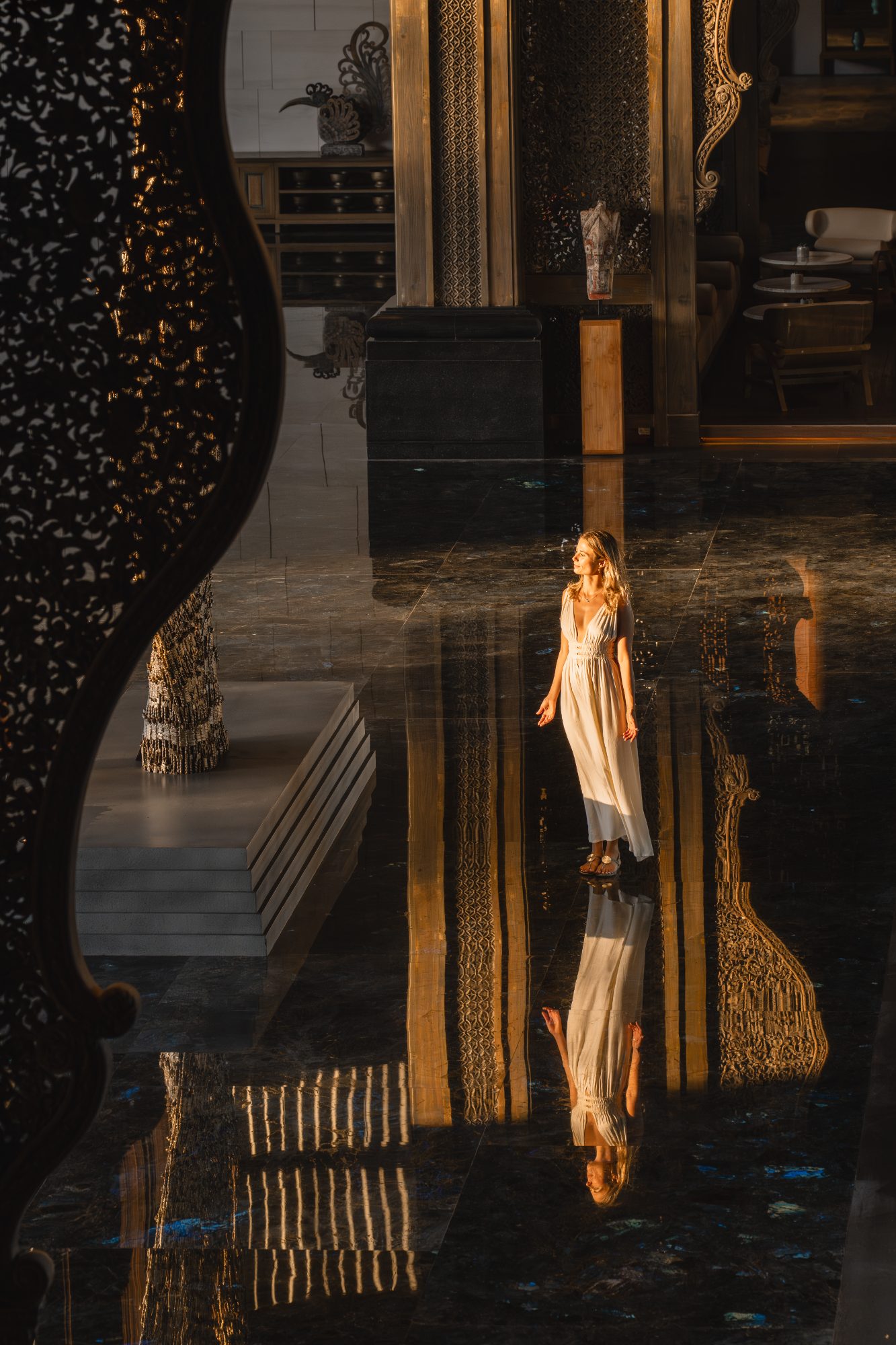 Nathalie at golden hour
